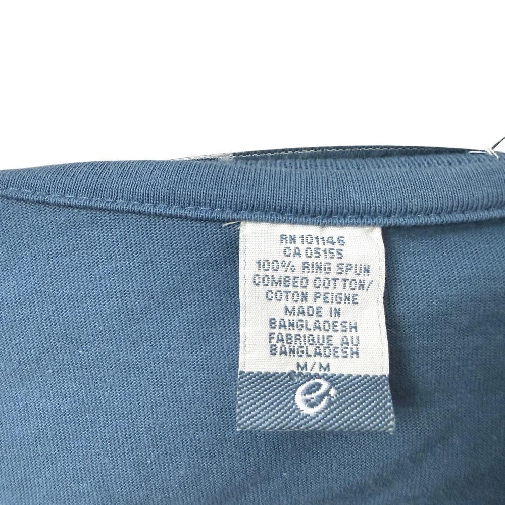 NWT extreme Ladies Blue Polo Shirt M Short Sleeve Combed Cotton Collared Top - Picture 6 of 6